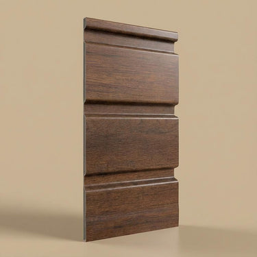 Veneer Attic Nut - Scandinavian Flutes - Nut - Fluted Ceiling Panel - 1 ft x 10 ft