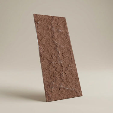 Mira Leaf Brick brown Clay Panels | 0.2 x 0.7 Ft, 2 mm
