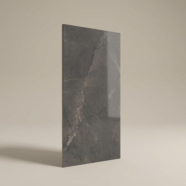 Kashmir Noir Cloud, Dark Grey, Marble, Tiles - Ceramic, 4 x 2 ft, 8.5 mm