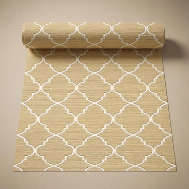 Modern Mosaics- Tan Brown, Aroma of Calm, Wallpaper, 58  sft