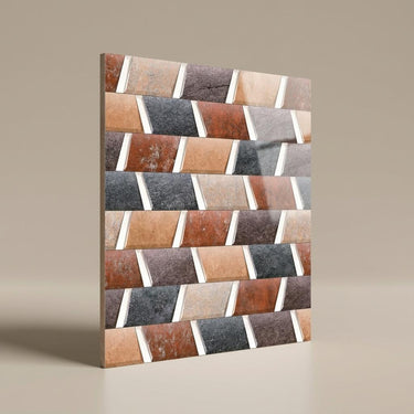 Glomat Mocha, Brown, Printed, Tiles - Vitrified - Full Body, 1 x 1 ft, 9 mm