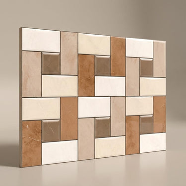 Glomat Urban, Brown, Printed, Tiles - Vitrified - Full Body, 1 x 1 ft, 9 mm