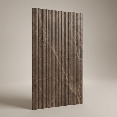 Mira Echo 471 Brown PVC Panels | 9.5 x 0.5 Ft, 5 mm